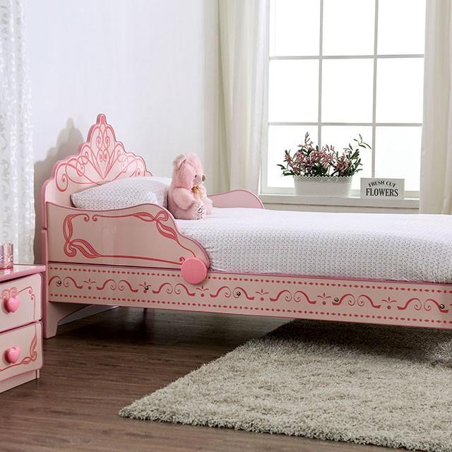 PRINCESS CROWN SINGLE BED Twin Bed  Las Vegas Furniture Stores