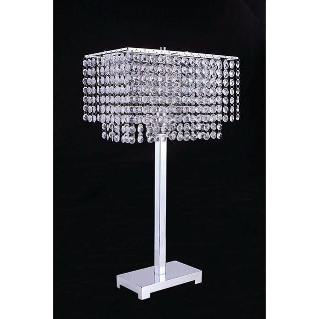 RENA Table Lamp, Hanging Crystal  Half Price Furniture