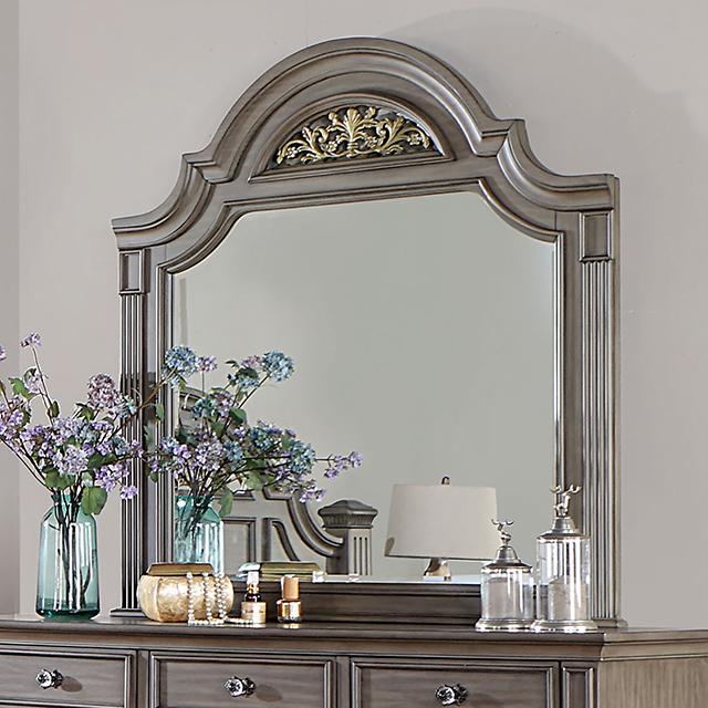SYRACUSE Mirror, Gray  Half Price Furniture