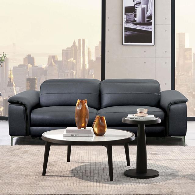 ASCONA Power Sofa, Black  Half Price Furniture