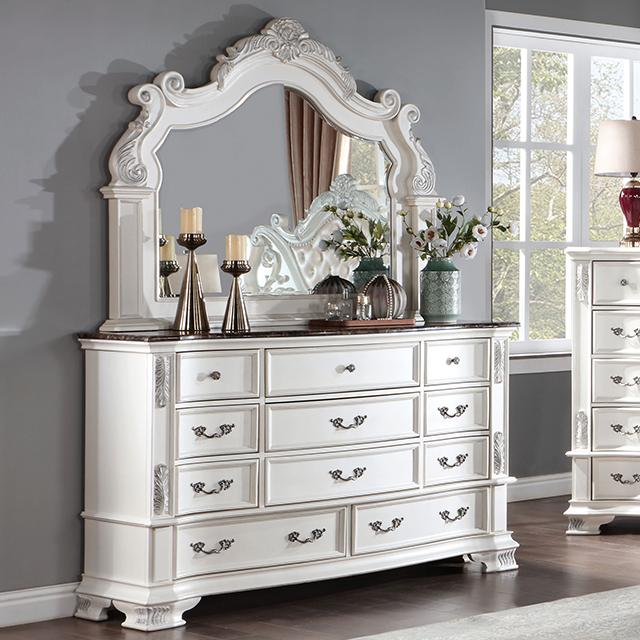 ESPARANZA Dresser, Pearl White  Half Price Furniture