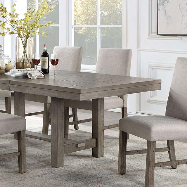 SAN ANTONIO Dining Table w/ 1 X 18" Leaf  Half Price Furniture
