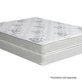 ELBERTYNA White 8" Tight Top Mattress, Cal.King Half Price Furniture