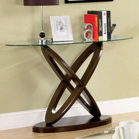 Atwood II Dark Walnut Sofa Table Half Price Furniture