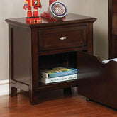 Brogan Brown Cherry Night Stand Half Price Furniture