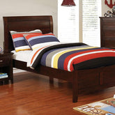 Brogan Brown Cherry Twin Bed Half Price Furniture