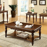 Bunbury Cherry 3 Pc. Coffee Table Set Half Price Furniture