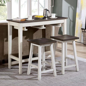 ELINOR 3 Pc. Bar Table Set - Bar Set - Half Price Furniture