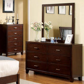 Gerico II Brown Cherry Dresser Half Price Furniture