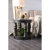 Mika Antique Gray End Table Half Price Furniture