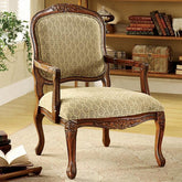 Quintus Antique Oak Accent Chair Half Price Furniture