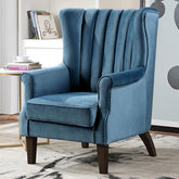 REYNOSA Accent Chair, Dark Teal Half Price Furniture