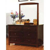 Corry Dark Walnut Dresser Half Price Furniture