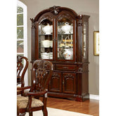 ELANA Brown Cherry Hutch & Buffet, Cherry Half Price Furniture