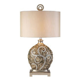 Estelle Champagne Silver Table Lamp Half Price Furniture
