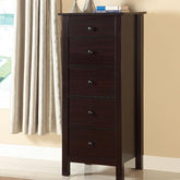 Launces Espresso Storage Chest Half Price Furniture