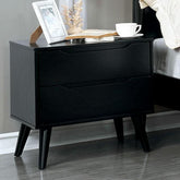 LENNART II Black Night Stand Half Price Furniture
