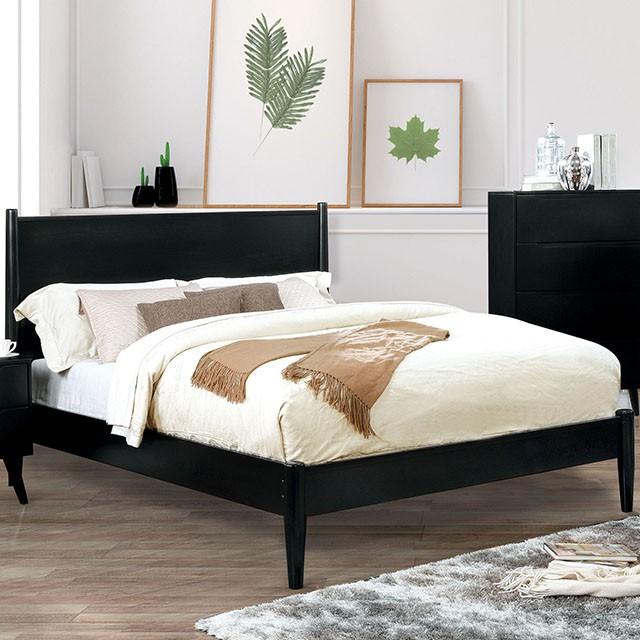 LENNART II Black E.King Bed Half Price Furniture