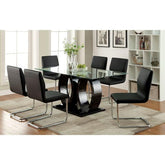LODIA I Black Dining Table Half Price Furniture