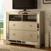 LORAINE Champagne Media Chest Half Price Furniture