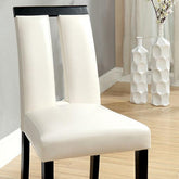 Luminar Black/White Side Chair (2/CTN) Half Price Furniture