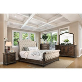 LYSANDRA Beige/Rustic Natural Tone E.King Bed Half Price Furniture