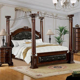 Mandalay Brown Cherry E.King Bed Half Price Furniture