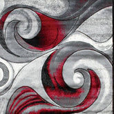 Niksar Red 5' X 7' Area Rug Half Price Furniture