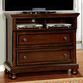 NORTHVILLE Dark Cherry Media Chest Half Price Furniture