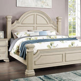 PAMPHILOS Queen Bed, White Half Price Furniture