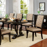 Patience Dark Walnut Dining Table Half Price Furniture