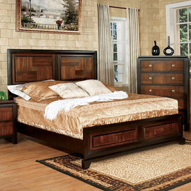 Patra Acacia/Walnut Full Bed Half Price Furniture