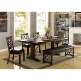 PAULINA Rustic Walnut/Espresso Bench Half Price Furniture