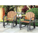 PERSE Dark Gray/Oak Rocking Chair Half Price Furniture