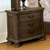 Persephone Rustic Natural Tone Night Stand Half Price Furniture