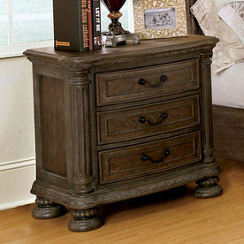Persephone Rustic Natural Tone Night Stand Half Price Furniture