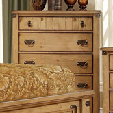 PIONEER Weathered Elm Chest Half Price Furniture