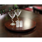 Susie Espresso Lazy Susan Half Price Furniture