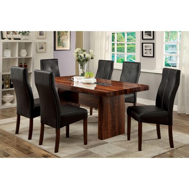 BONNEVILLE I Brown Cherry Dining Table  Half Price Furniture