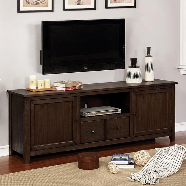 Presho Dark Oak 72" TV Stand  Half Price Furniture