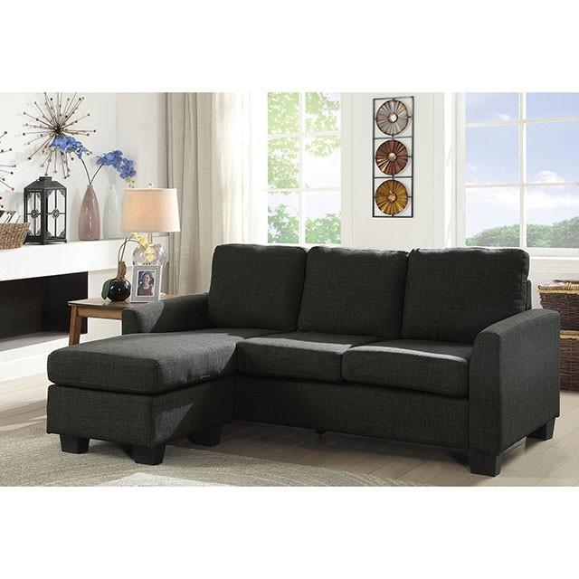 Erin Dark Gray Sectional  Half Price Furniture