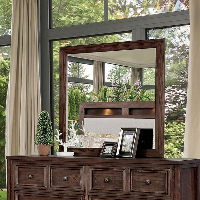 Tywyn Dark Oak Mirror  Half Price Furniture