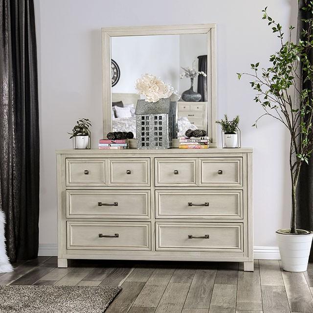 Tywyn Antique White Dresser  Half Price Furniture