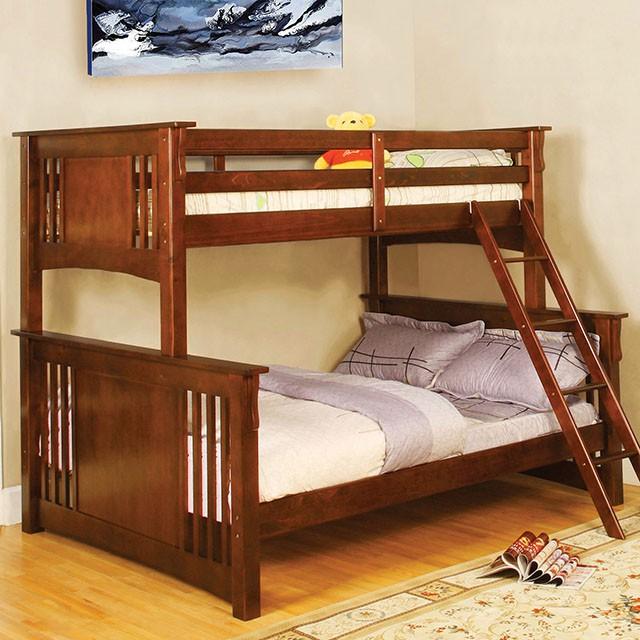 Spring Creek Oak Twin/Full Bunk Bed  Half Price Furniture