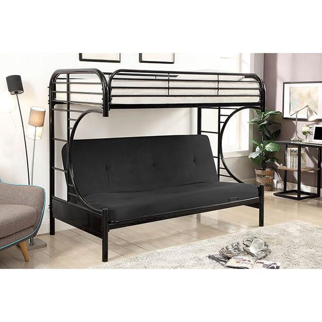 Alanna Black Metal Bunk Bed  Half Price Furniture