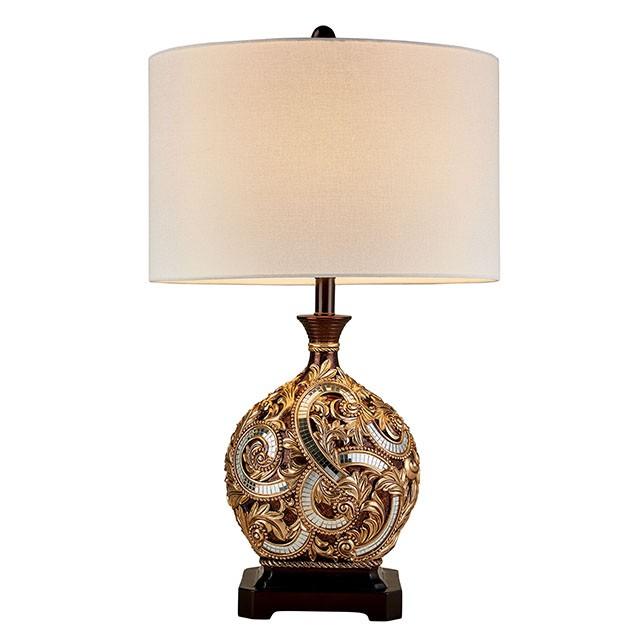 Guadalupe Gold/Brown 29.5"H Golden Brown Table Lamp Guadalupe Gold/Brown 29.5"H Golden Brown Table Lamp Half Price Furniture