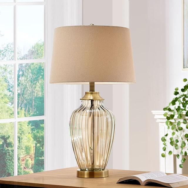 Lee Translucent 28.5"H Table Lamp  Half Price Furniture