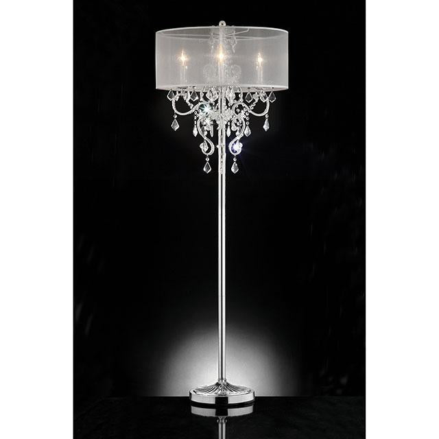 Rigel Silver 63"H Floor Lamp  Half Price Furniture