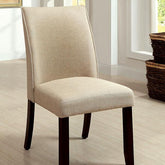 Cimma Espresso/Ivory Side Chair (2/CTN) Half Price Furniture