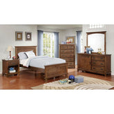 Colin Dark Oak Mirror Half Price Furniture
